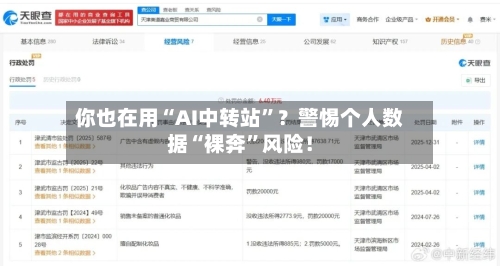 你也在用“AI中转站”？警惕个人数据“裸奔	”风险！-第3张图片