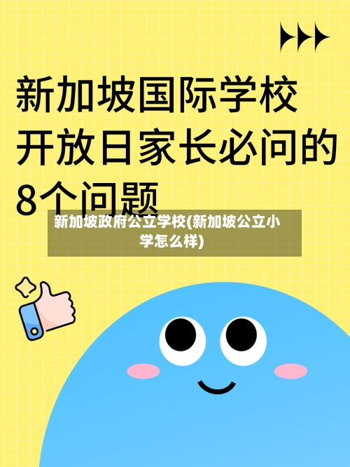 新加坡政府公立学校(新加坡公立小学怎么样)-第2张图片