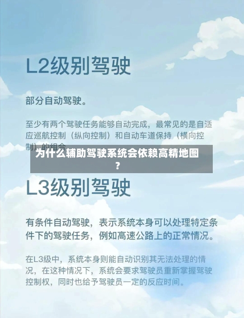 为什么辅助驾驶系统会依赖高精地图？-第2张图片
