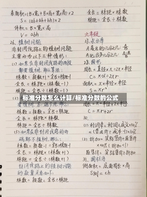 标准分数怎么计算/标准分数的公式-第2张图片
