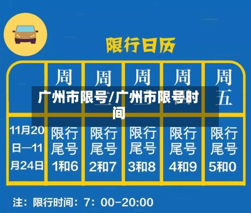 广州市限号/广州市限号时间-第2张图片