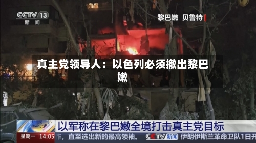 真主党领导人:以色列必须撤出黎巴嫩