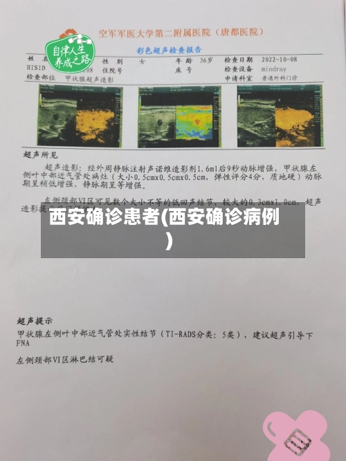 西安确诊患者(西安确诊病例)