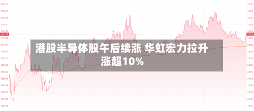 港股半导体股午后续涨 华虹宏力拉升涨超10%-第1张图片