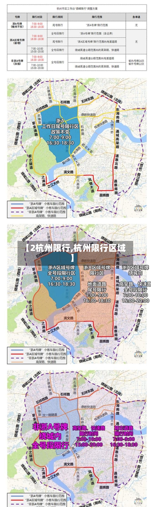 【2杭州限行,杭州限行区域】-第3张图片