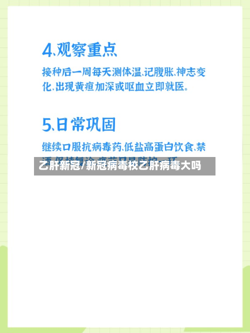 乙肝新冠/新冠病毒校乙肝病毒大吗-第2张图片